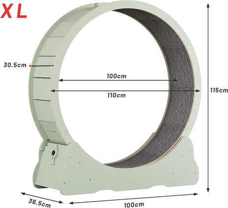 Loopwiel Mint Groen XL