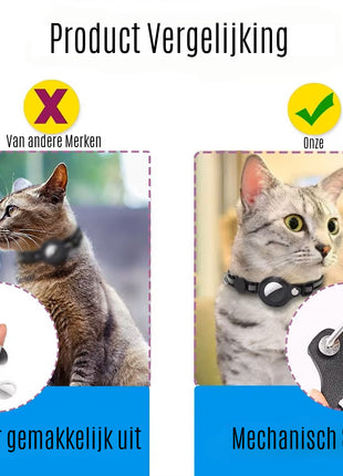 Kattenhalsband Inclusief Tag Geschikt voor Apple FInd My
