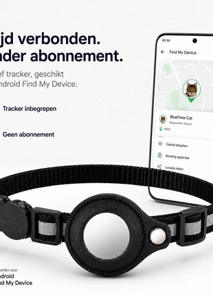 Kattenhalsband inclusief Tag Geschikt voor Android Find My Device