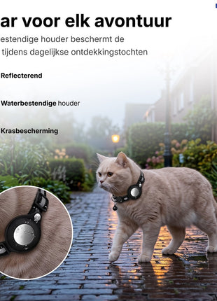 Kattenhalsband Inclusief Tag Geschikt voor Apple FInd My