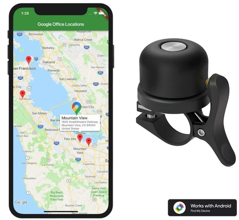 Fietsbel Pro Geschikt voor Android Find My