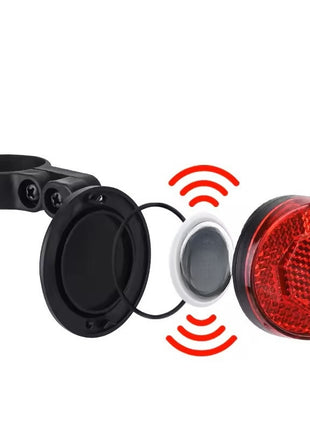 Rood Reflecterende Achterlamp voor Veiligheid & Tracking Geschikt voor Apple Find My
