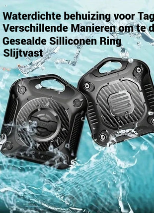 Kattenharnas met Riem Inclusief Tag + Tagcase Geschikt voor Apple Find My