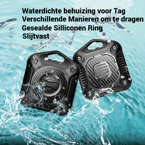 Kattenharnas met Riem Inclusief Tag + Tagcase Geschikt voor Apple Find My