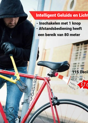 Fietsachterlicht met Alarm