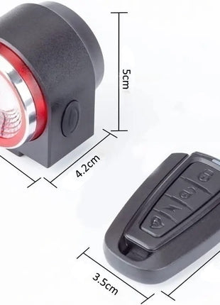 Fietsachterlicht met Alarm