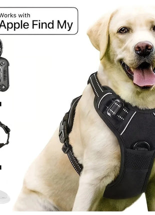 Hondenharnas Inclusief Tag Case en Inclusief Tag Geschikt voor Apple Find My
