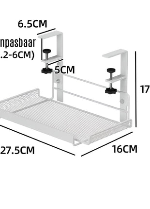 Metalen Bureau Kabelgoot