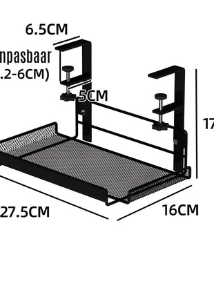 Metalen Bureau Kabelgoot
