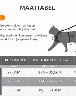 Kattenharnas inclusief Tag Geschikt voor Apple Find My