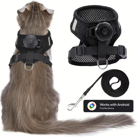 Kattenharnas inclusief Tag Geschikt voor Android Find My Device