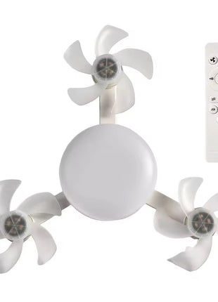 Opvouwbare Plafondventilator met LED Lamp