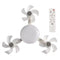 Opvouwbare Plafondventilator met LED Lamp