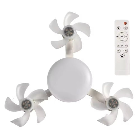 Opvouwbare Plafondventilator met LED Lamp