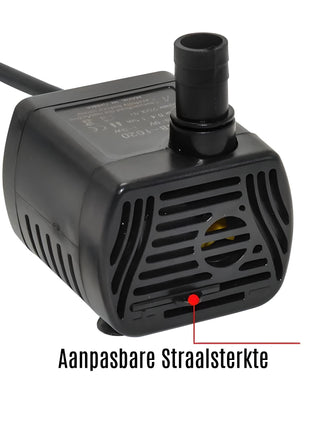 Drinkfontein Pomp USB stekker Snoer 1,5e meter Zwart