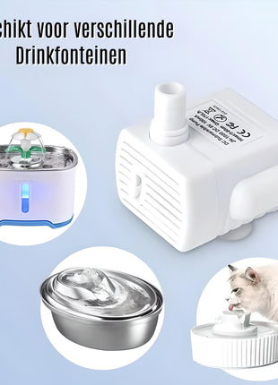 Drinkfontein Pomp USB stekker  Snoer 1,5e meter
