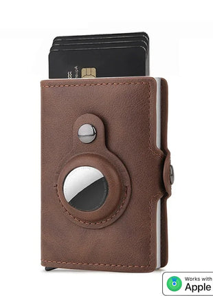Luxe Portemonnee Inclusief tag Geschikt voor Apple Find My