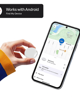 Slimme Bluetooth Tag Geschikt voor Android Find My Device
