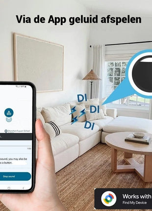 Slimme Bluetooth Tag Geschikt voor Android Find My Device