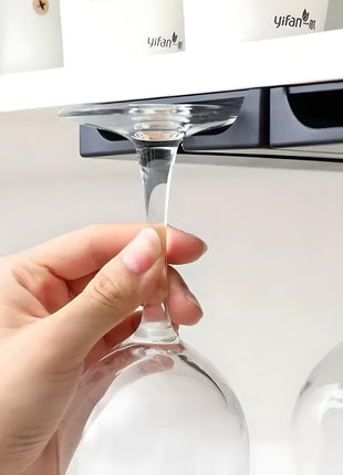 Wijnglazenhouder Zwart